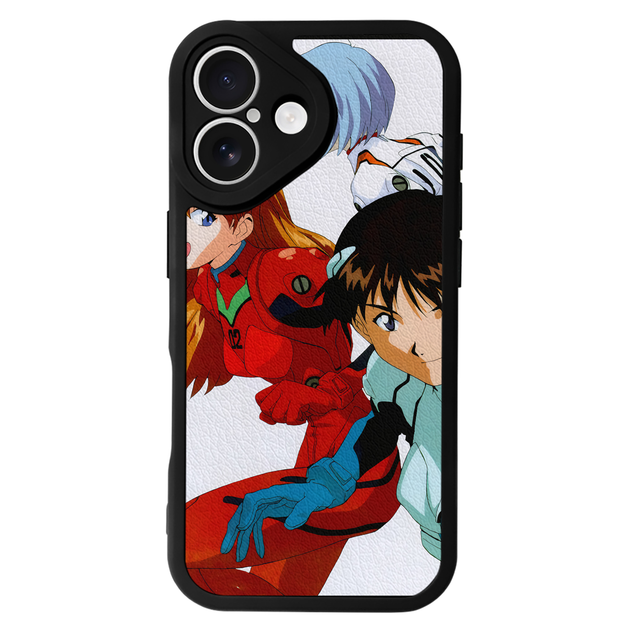 （画像用） EVA 新世紀エヴァンゲリオン 【iPhone 16シリーズ対応】シリコンスマホケース（レザー調） 材質：シリコン